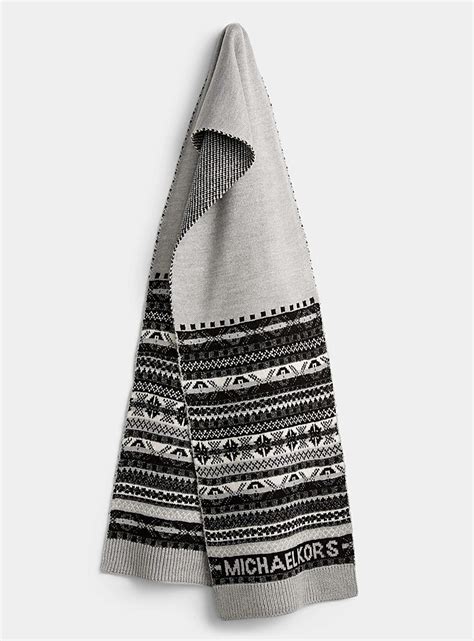 men's michael kors scarf|Michael Kors winter scarves.